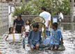 필리핀 홍수 속일상 모습